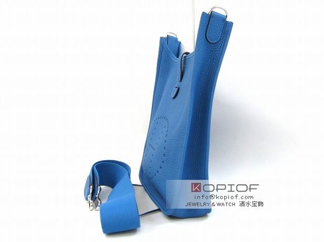 エルメス エヴリン スーパーコピーPM トリヨンクレマンス ミコノス(金具シルバー) her124